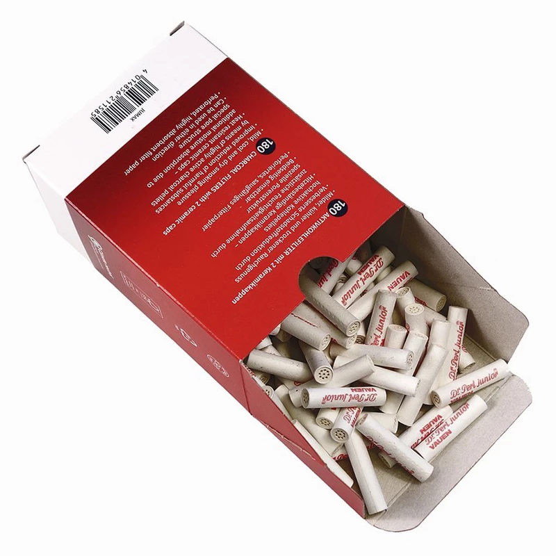 Fajkové Filtre Uhlíkové VAUEN Jumax 9mm - 180 ks