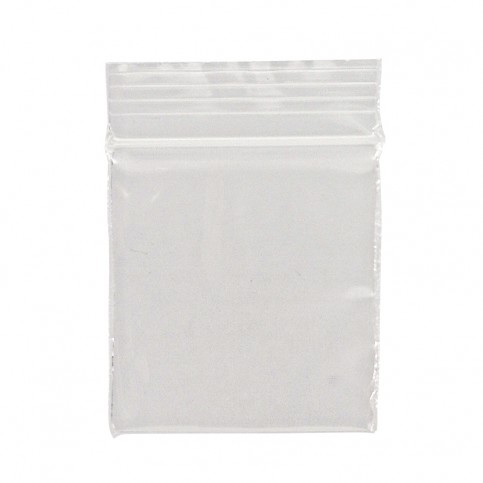 Zip sáčky čisté 25x25mm - pohľad na jeden kus