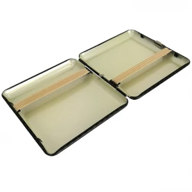 Puzdro na cigarety carbon - otvorené