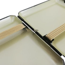 Puzdro na cigarety carbon - detail na pánty