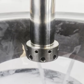 Vodná fajka MS Scandi V2 - tmavohnedé drevo - difúzor