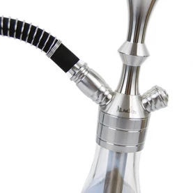 telo vodnej fajky s vývodom pre jednu hadicu a jedným guličkovým spätným ventilom