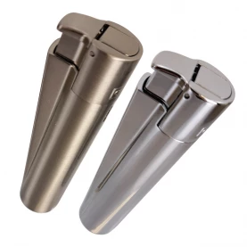 CLIPPER Zapaľovač Jet Flame - Silver