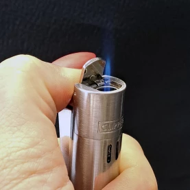 CLIPPER Zapaľovač Jet Flame - Silver