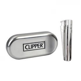 CLIPPER Zapaľovač Jet Flame - Silver