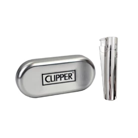 CLIPPER Zapaľovač Jet Flame - Silver