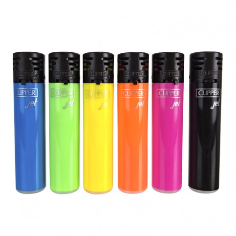Zapalovač CLIPPER Jet Shiny Colors