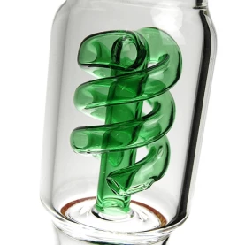 špirálový cooler / chladič - Sklenené bongo GG Hammer Funky Twist Light Green 38 cm