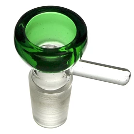 sklenený kotol s rúčkou - Sklenené bongo GG Hammer Funky Twist Light Green 38 cm