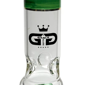 ľadovač bonga - Sklenené bongo GG Hammer Funky Twist Light Green 38 cm