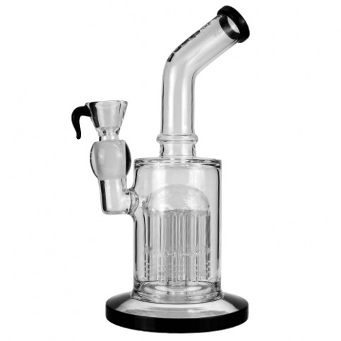 Sklenené bongo Boost Black 27 cm MEGA Jelly Arm cooler