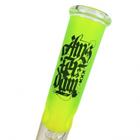 Sklenený Bong 6687 Amsterdam rasta spiral 37 cm