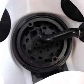 Maska s bongom kawum - skull komix - detail vnútra masky