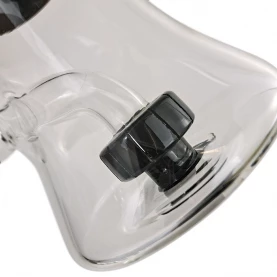 Sklenený bong Thug Life black drum 21cm