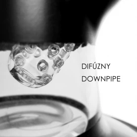 Sklenený bong Boost Pro black 50cm straight