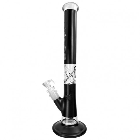 Sklenený bong Boost Pro black 50cm straight