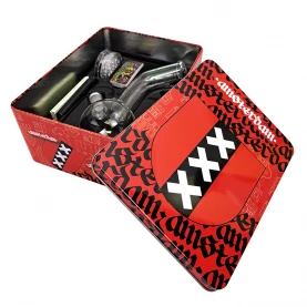 Sklenené Bongo giftset Leaf 6680