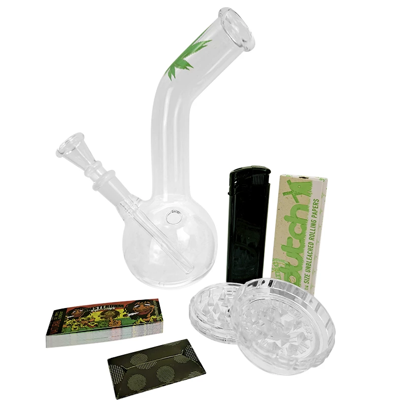 Sklenené Bongo giftset Leaf 6680