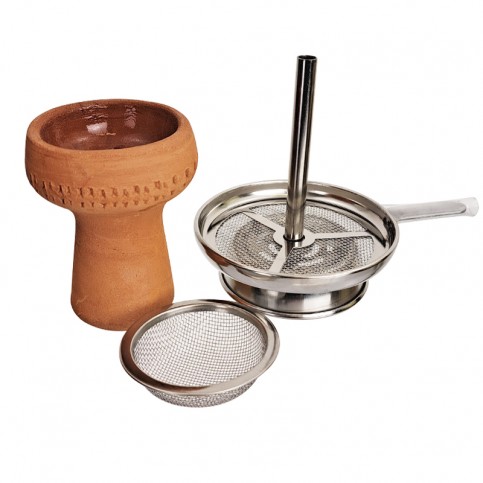 Korunka, badcha a sitko na vodnú fajku Kaya shisha