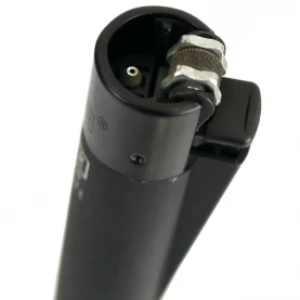 Zapaľovač Clipper Soft Touch Classic Black - pohľad zvrchu