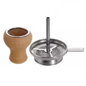 Vodná fajka Kaya shisha ELOX Twist s heaterom - modrá : korunka