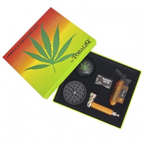 Gift set šlukovka - Jamaica by Tobaliq v darčekovej krabičke