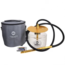 Vodná fajka MS Mignon MaShisha - Gold (zlatá)