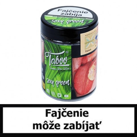 Taboo tabak do vodnej fajky - Sexy Green (mäta + chlorofil)