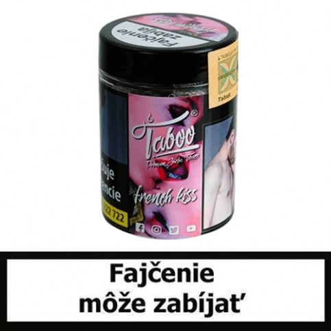 TABOO Tabak do vodnej fajky - French Kiss (Hrozno a sladká mäta)