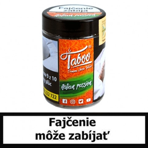 TABOO Tabak do vodnej fajky - Italian Passion (Pomaranč)