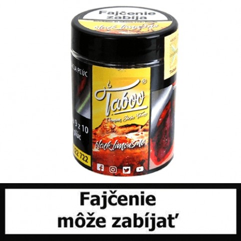 TABOO Tabak do vodnej fajky - Black Limusine (Cola a Limetka)