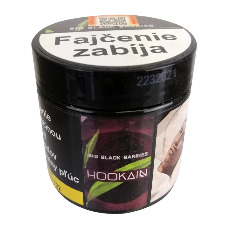 Tabak do vodnej fajky Hookain 50g Big Black Barries - lesné plody, hrozno a mäta