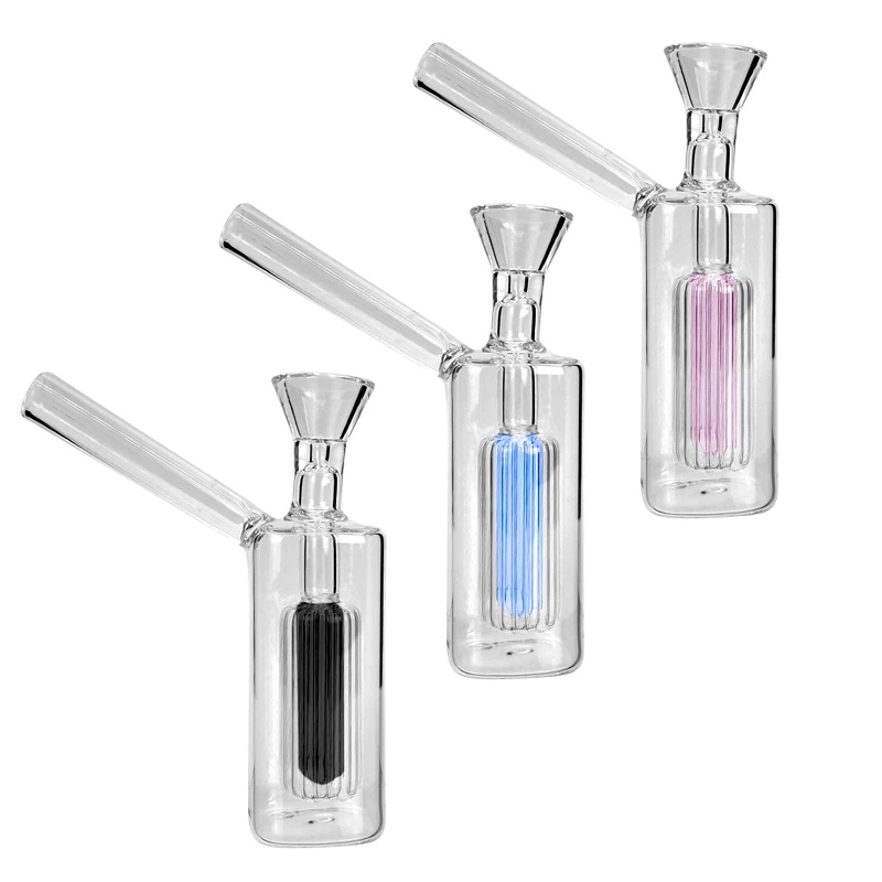 Sklenené bongo bubbleer Clear mini s difúzorom 11cm