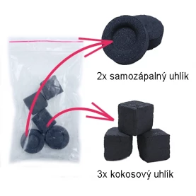 Starter SET k vodnej fajke - Hrozno, ostružina (černica)