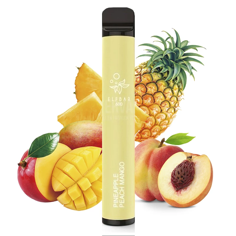 E-shisha Elf Bar 600/20mg - Pineapple Peach Mango