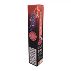 E-cigareta 187Vape 600/2mg - Raspberry Ice Cream /malinová zmrzlina