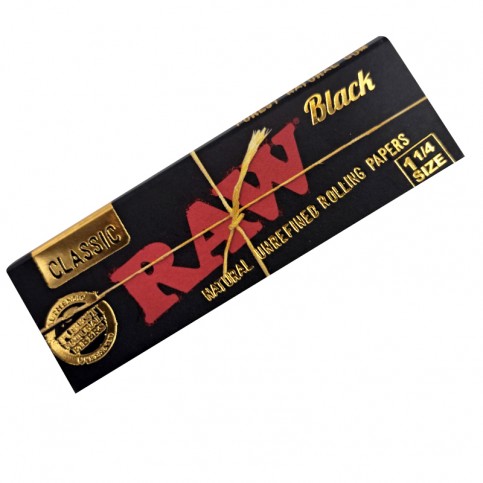 Papieriky RAW Black 1 1/4