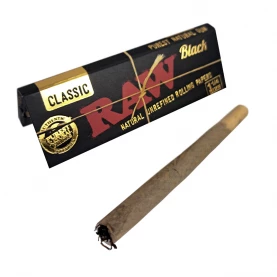 Papieriky RAW Black 1 1/4