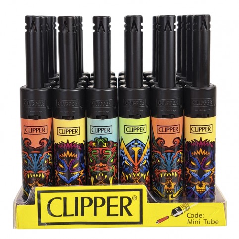 Zapaľovač Clipper Tube HISPANICS SKULLS