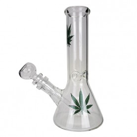 Sklenené bongo Green Canna ICE small