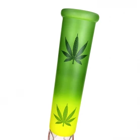 Sklenené bongo rasta frost percolator