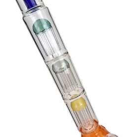 Sklenené bongo Tripple tree inline perc tower