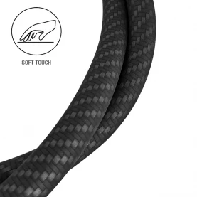 Set silikónová hadica s náustkom na vodnú fajku CARBON TWIST