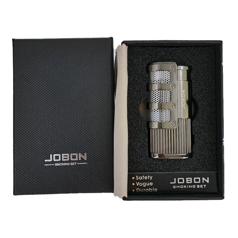 Tryskový zapaľovač na cigary Jobon GunMetal