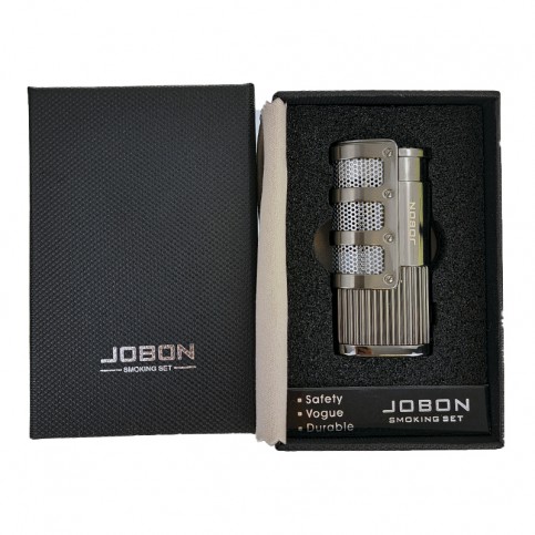 Tryskový zapaľovač na cigary Jobon GunMetal