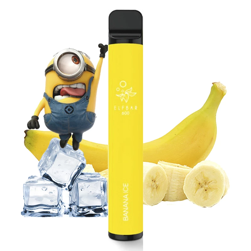 E-shisha Elf Bar 600/20mg - Banana Ice