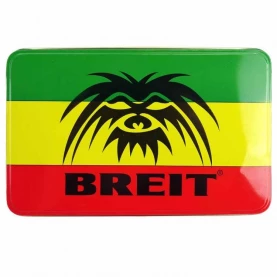 Bong set Breit 2 - sklenené bongo, šlukovka, drvička, sitká a fajkové čističe