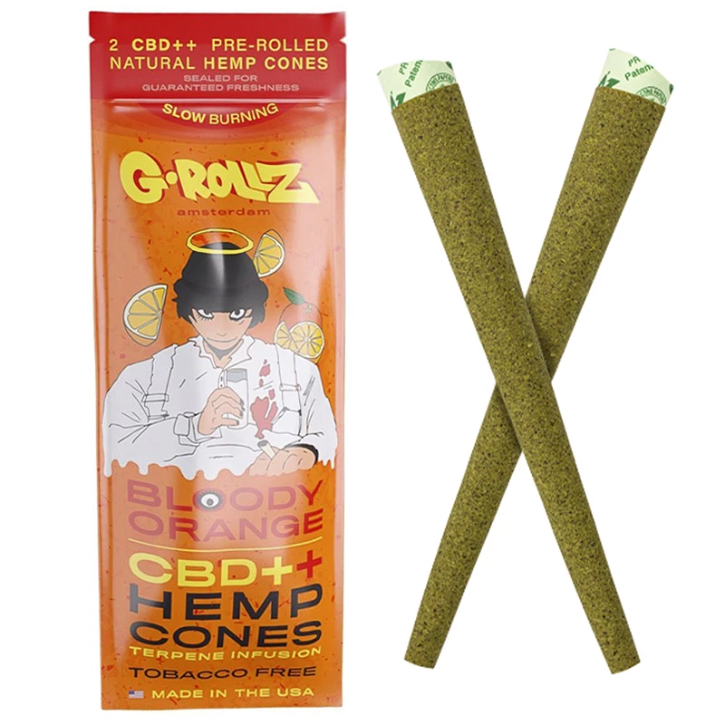 Konopné blunty G-Rollz CBD Bloody Orange