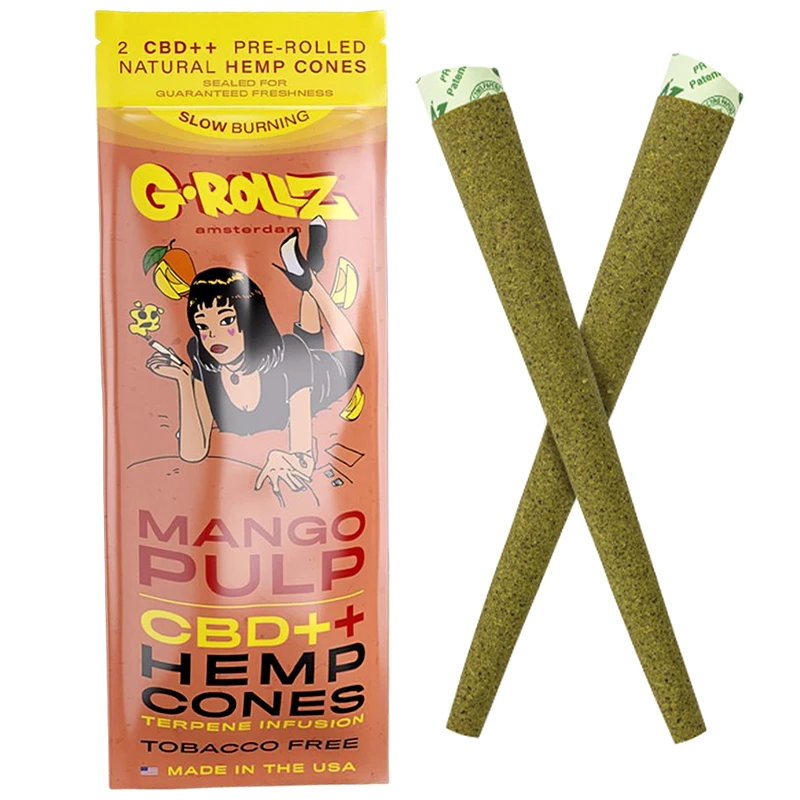 Konopné blunty G-Rollz CBD Mango Pulp