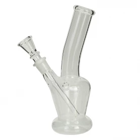 Bong set Breit 2 - sklenené bongo, šlukovka, drvička, sitká a fajkové čističe